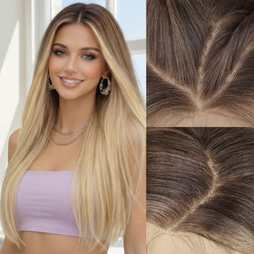AISI HAIR 13x4 HD lace-front wig with natural parting and seamless front