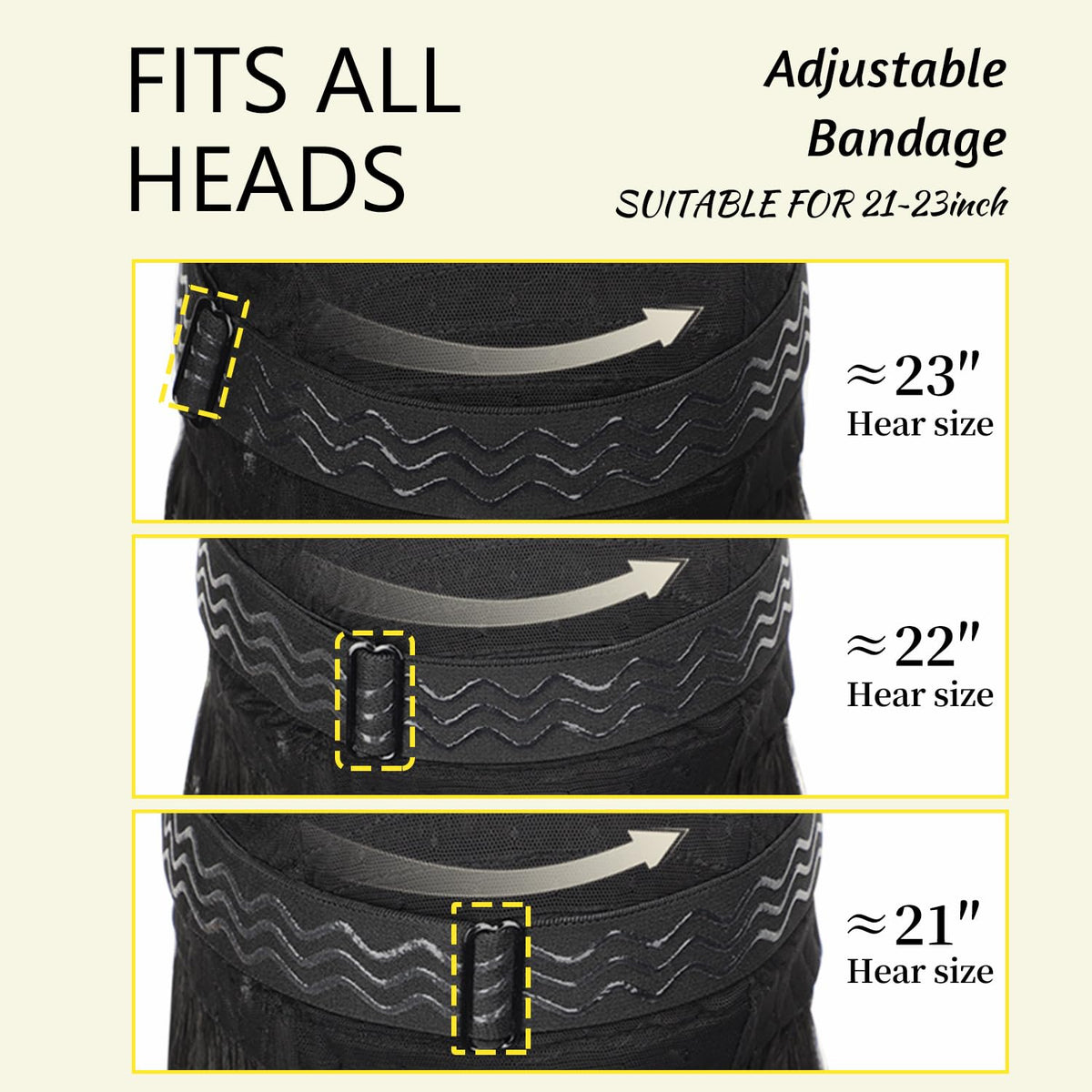 AISI HAIR beginner-friendly wig with easy start guide for quick styling.