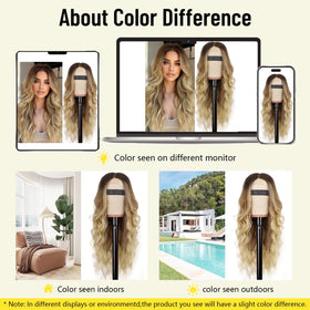 AISI HAIR middle part wig for versatile styles