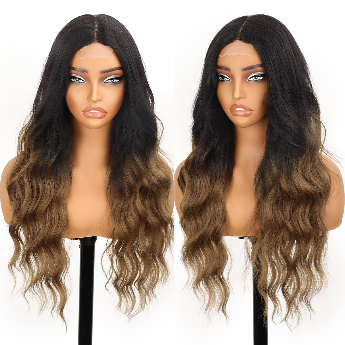 AISI HAIR heat resistant synthetic wig with soft texture for versatile styling.