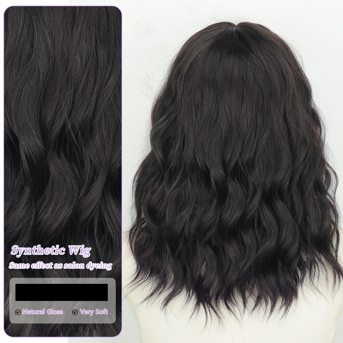 AISI HAIR lace-front wig with pre-cut T-lace for natural scalp illusion