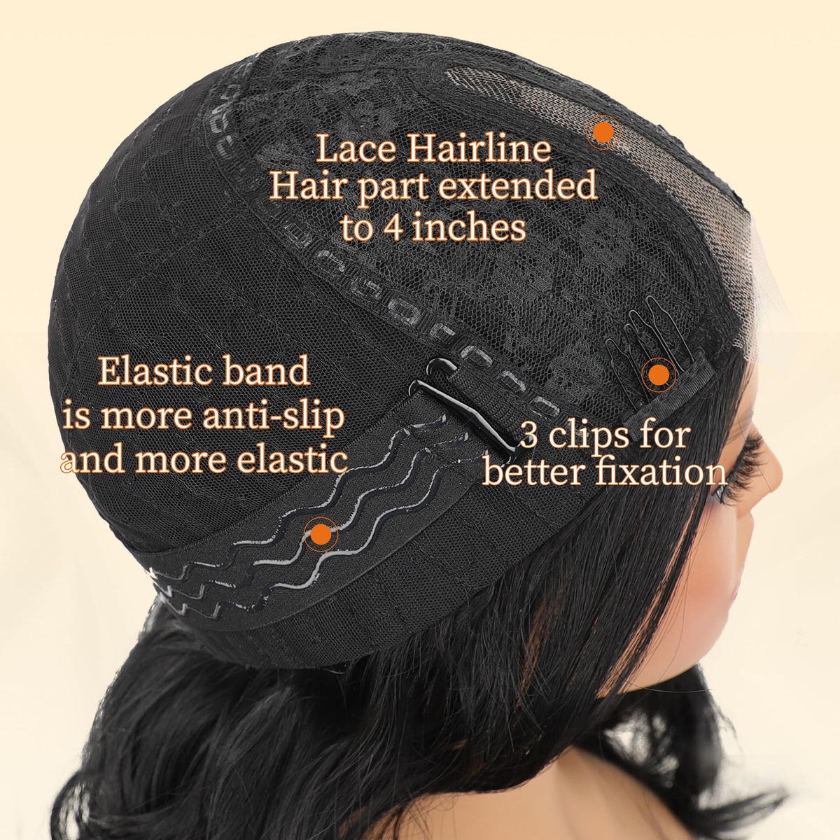 AISI HAIR ombre wig offers versatile looks for day to night occasions.