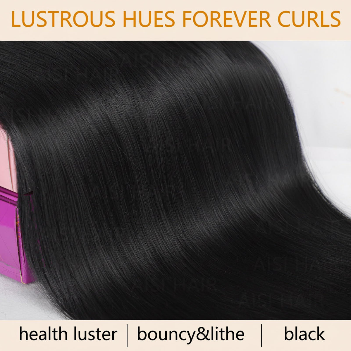 AISI HAIR pre-plucked baby hairs detail for a soft, realistic hairline