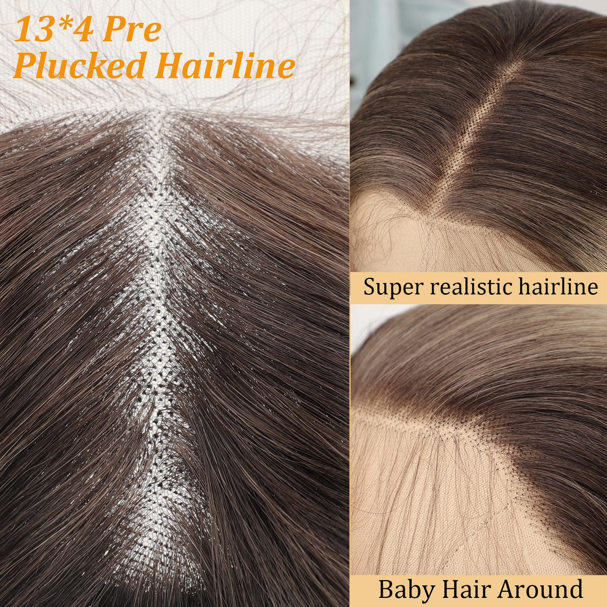 AISI HAIR pre-plucked baby hairs for natural hairline and quick styling