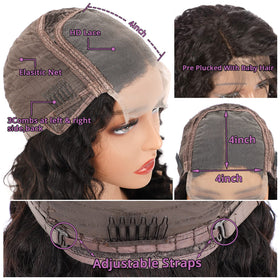 AISI pre-plucked hairline with baby hair for a natural edge