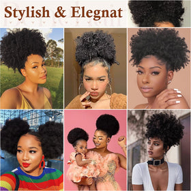 AISI QUEENS 1B curly bun ready-to-wear for daily styling.