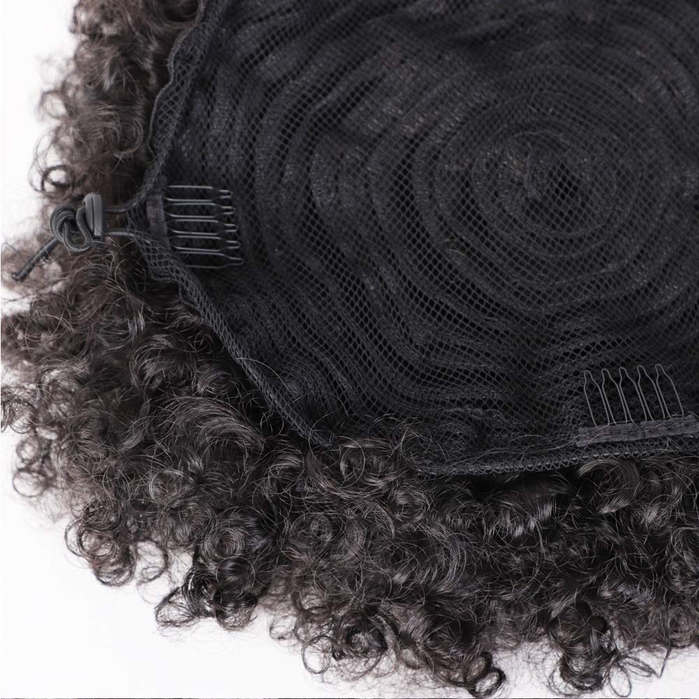 AISI QUEENS back view afro puff demonstrates dramatic volume