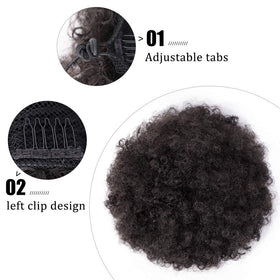 AISI QUEENS clip-in style afro puff for effortless updo