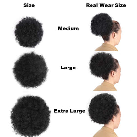 AISI QUEENS ponytail on head demonstration for quick style change