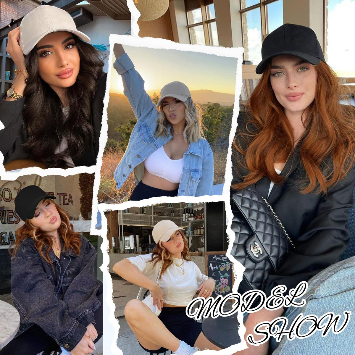 AISI QUEENS gift-ready hat wig for fans of versatile style accessories.