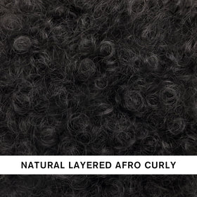 AISI QUEENS natural black 1b large size blends with most hair