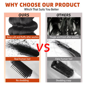 Aiterina Brazilian virgin hair weft, premium durability and easy maintenance in a single pack.