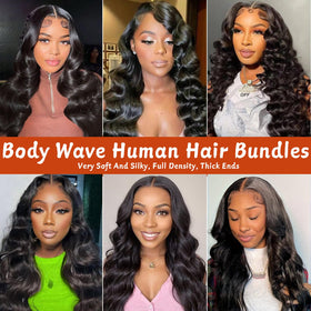 Aiterina bundles in-hand view, ready-to-wear fullness with natural color and blend.