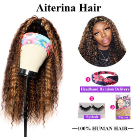 Aiterina headband wig suitable for daily looks or parties