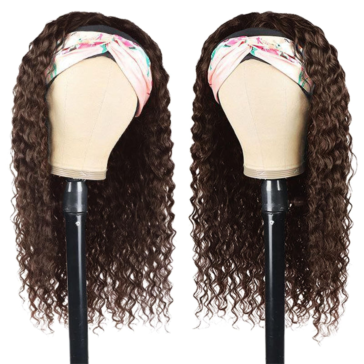 Aiterina headband wig with adjustable cap for secure all-day wear