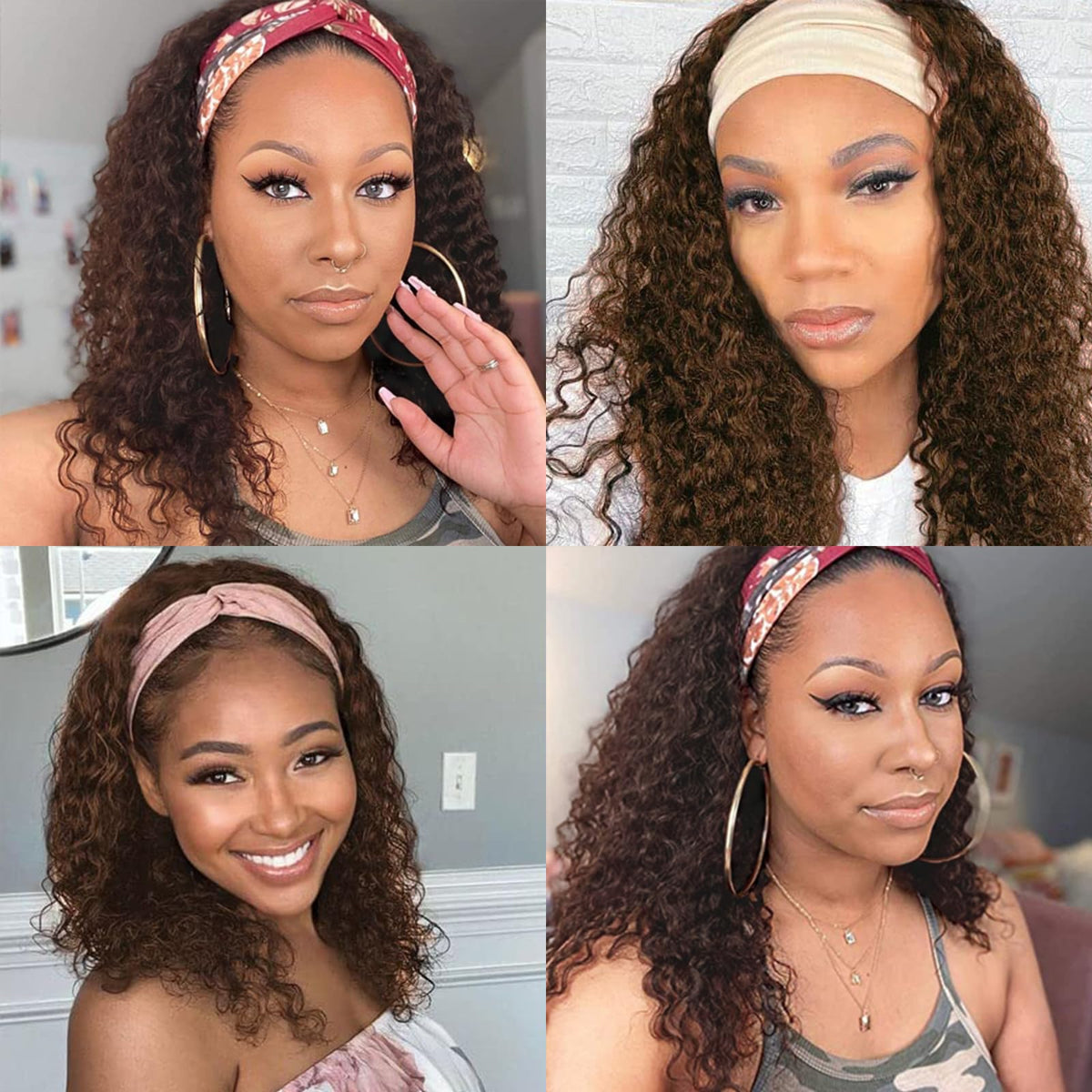 Aiterina headband wig package includes cap, lashes, and headband for convenience
