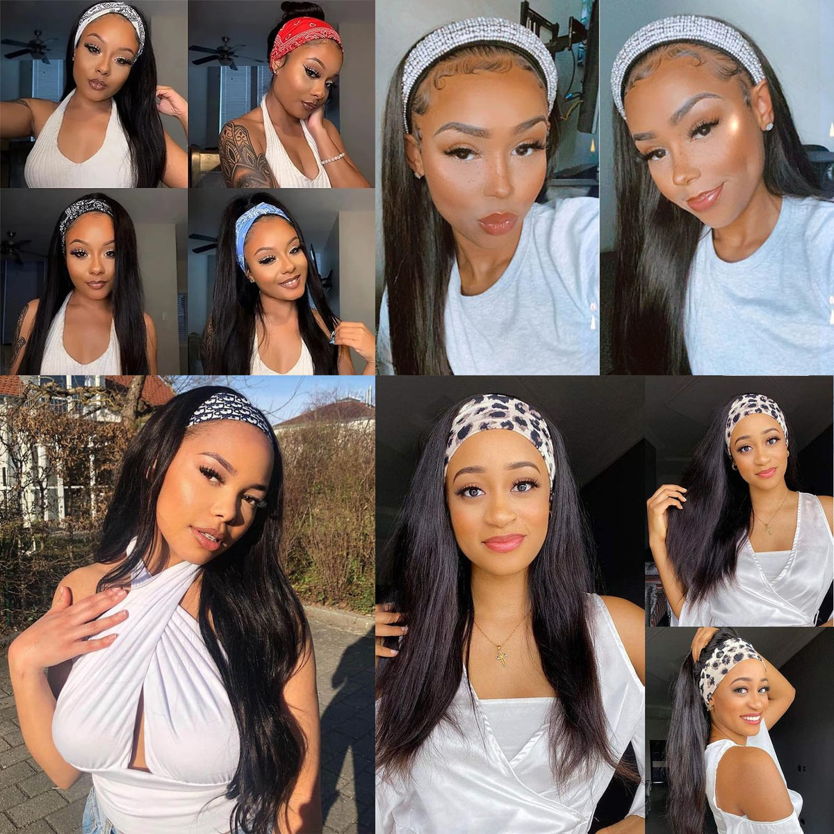 Aiterina headband wig dye-safe option allows color customization.