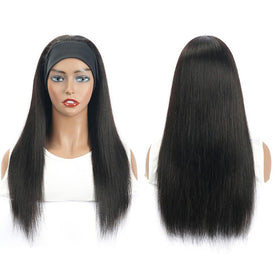Aiterina headband wig virgin Brazilian hair offers natural texture and versatility.