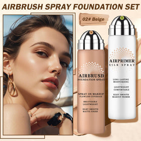 AIUEO primer spray blurs pores for a smoother base.