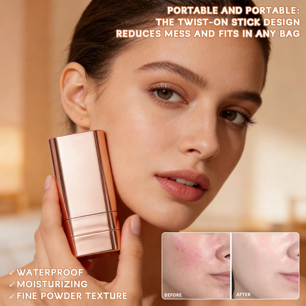 Aiwejay Hanae luminous finish on skin for natural glow