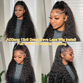 Aixiang Hair wedding or cosplay-ready wig with luxurious curls and volume