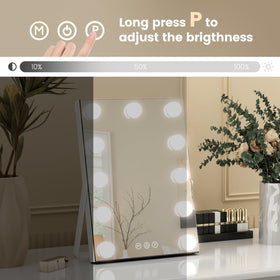 AJJSSA stylish white finish makes this vanity mirror a chic gift