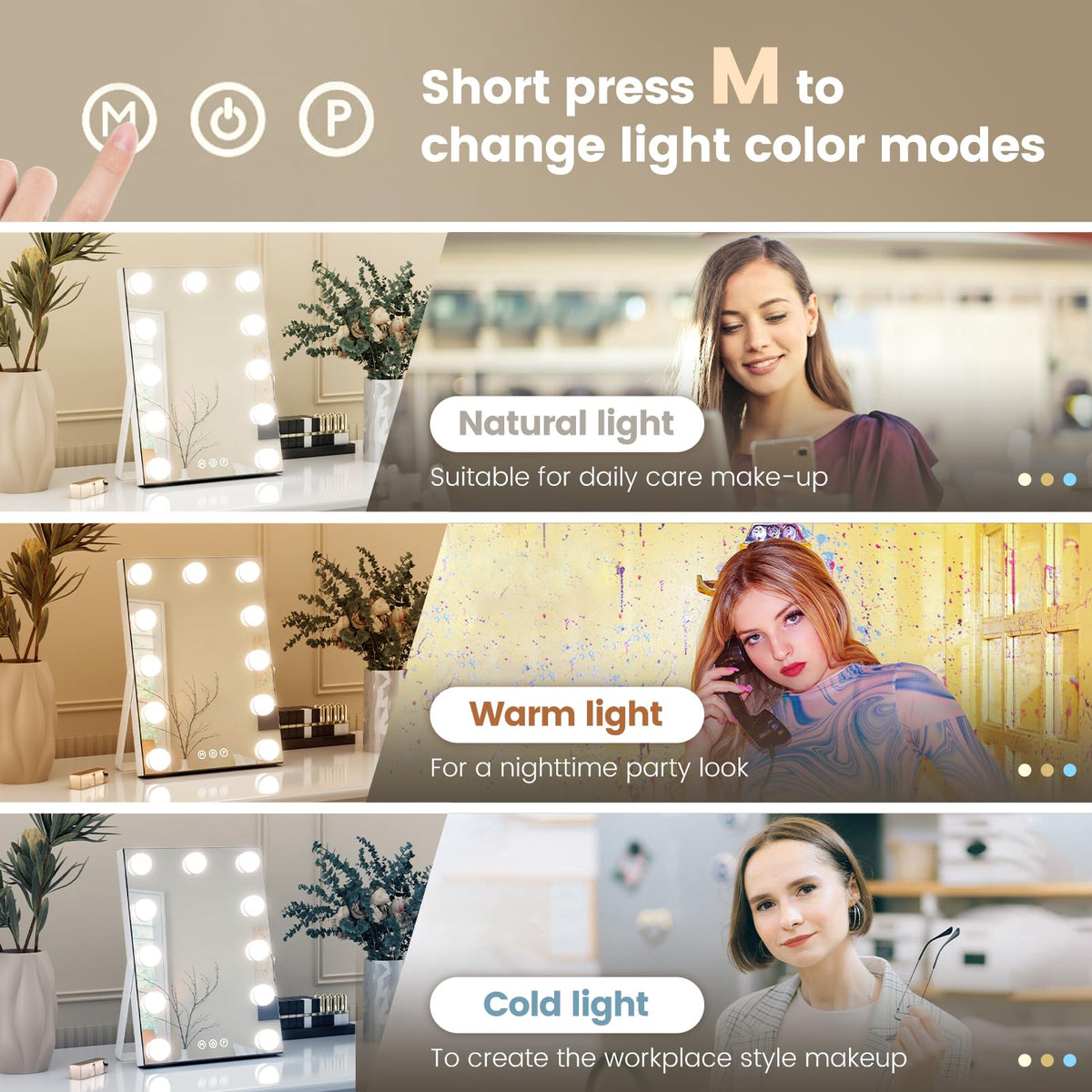 AJJSSA smart touch controls with memory streamline your daily routine