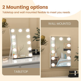 AJJSSA wall-mount option saves desk space and offers stable positioning