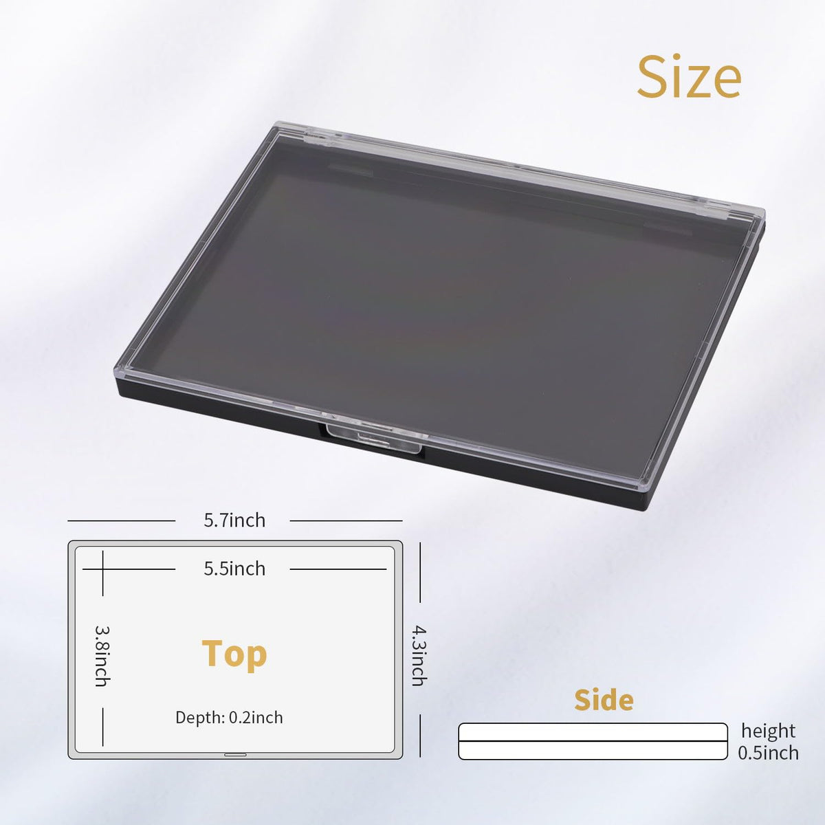 AJLTPA three-pack empty palettes for versatile DIY makeup collection
