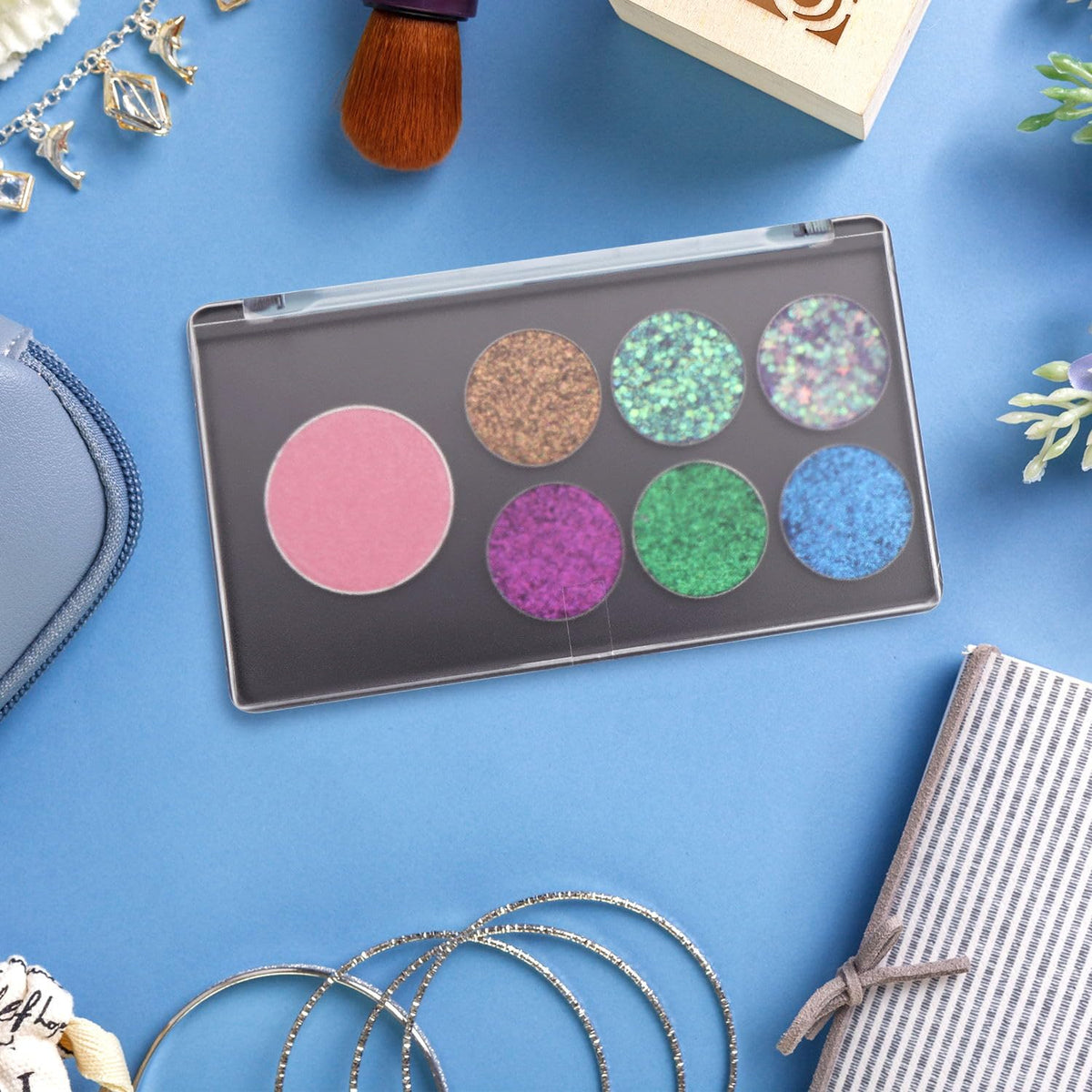 AJLTPA DIY palette fits metal pans for quick shade swaps and customization