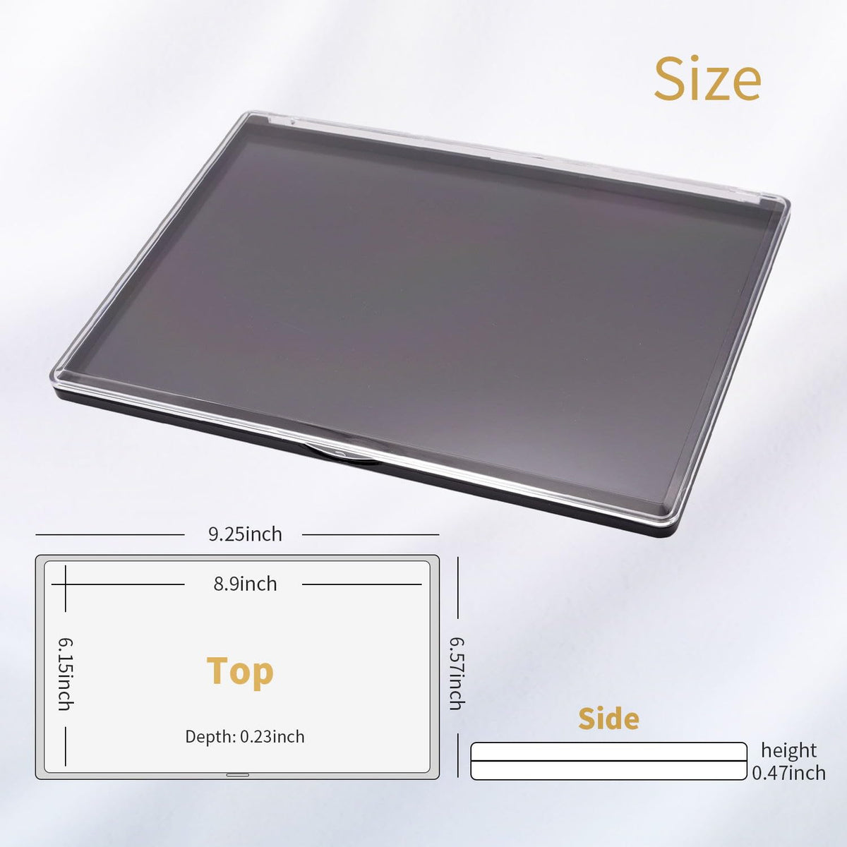 AJLTPA empty eyeshadow pan dispensing box ready for DIY customization.