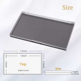 AJLTPA 3-pack empty palettes for easy DIY color shopping and replacement.