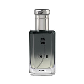 Ajmal Carbon EDP bottle front view ideal for daily wear.