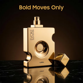 Gold puzzle-flacon highlights Dubai craftsmanship and premium packaging.