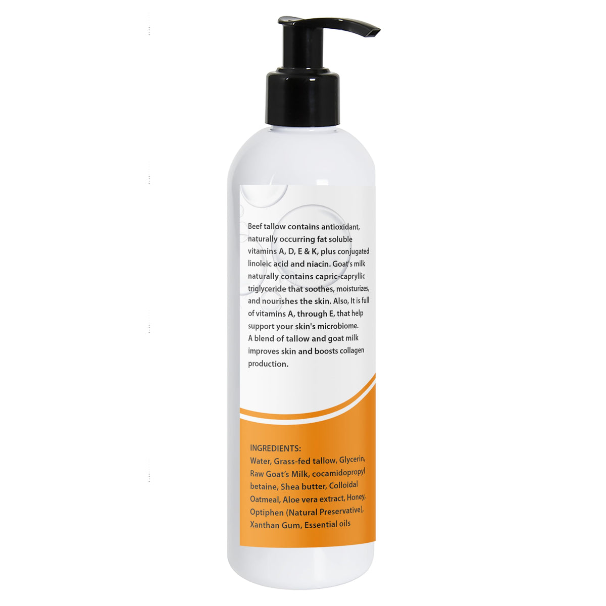 AJOMED COSMETICS goat milk proteins support soft, hydrated skin.