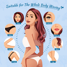 Ajoura full-body waxing with chamomile beads for consistent results