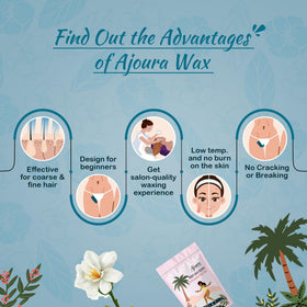 Ajoura Jasmine wax ideal for sensitive skin reducing irritation during waxing