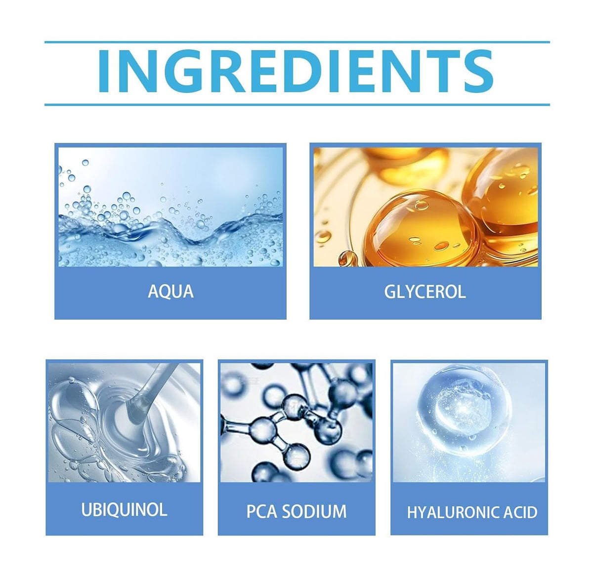 AKEASS Stock Solution Serum flat lay with complementary skincare items.