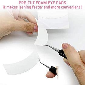 Easy to use straight from three rolled sheets—no cutting required with Akissos eye pads.