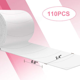 Hypoallergenic design protects sensitive eyes during lash services with Akissos pads.