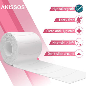 Waterproof, lint-free eye pads stay in place during treatments for reliable protection.