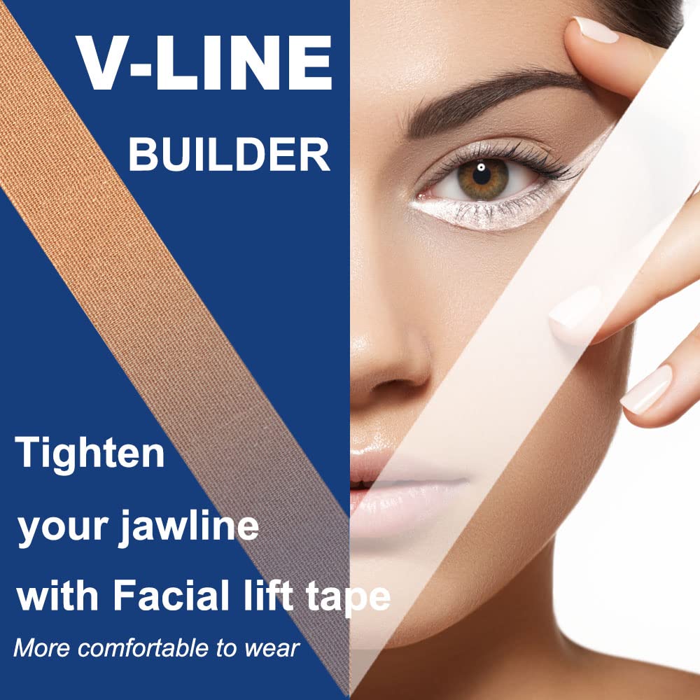 Akissos facial patches gently train facial muscles with breathable material.