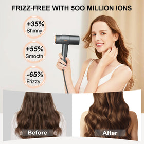 AKJ hair dryer thermo control safety with overheating protection and UL plug
