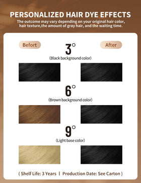AKOIIN Black Hair Dye Shampoo delivers natural shine after color application.