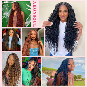 AKONSOUL easy braiding skin-friendly wear for all-day comfort