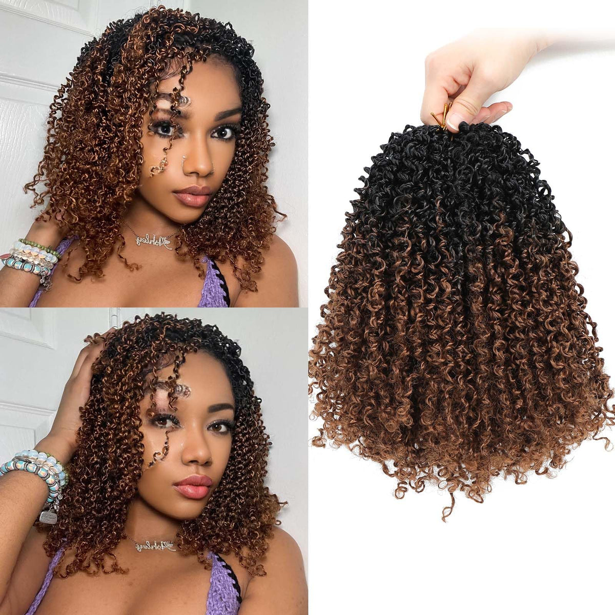 Aksice Yanky Twist color 1B30 ombre offers versatile shade options