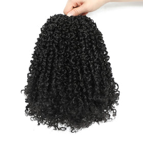 Aksice Yanky Twist crochet hair head-turn look for protective styling with volume