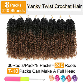 Aksice Yanky Twist Senegalese twist look for chic styling