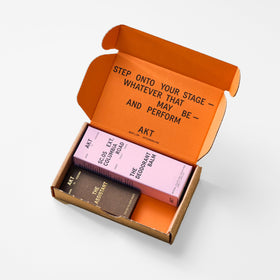 AKT Deodorant Balm applied to underarm for a smooth, non-sticky feel