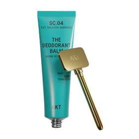 AKT Deodorant Balm front tube view showing compact design for all-day protection